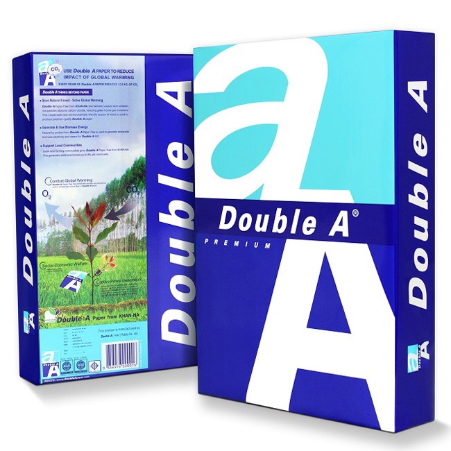Giấy In Double A 80G A4 500 Tờ