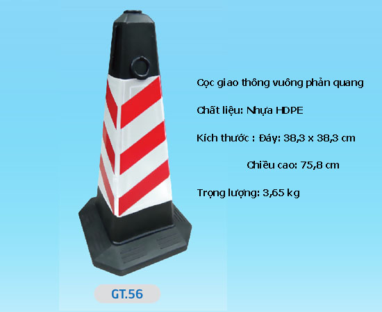 Cọc Giao Thông Vuông Phản Quang Gt.56A