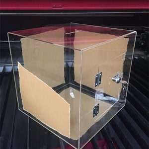 Kệ Mica (Thùng Phiếu 30X30X30, Mica Sữa 5Li)