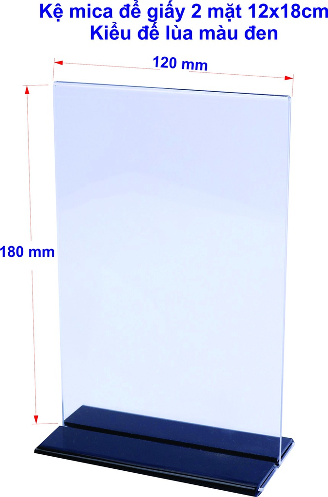 Kệ Mica 2 Mặt Trung -E03 (120*180 Mm)