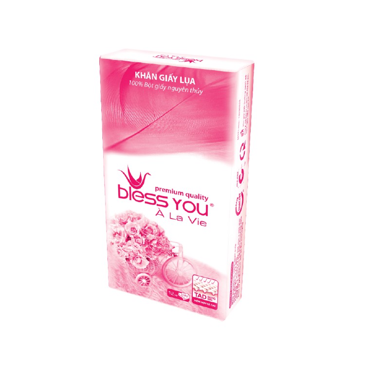 Khăn Giấy Lụa Bless You Bỏ Túi (5X10)