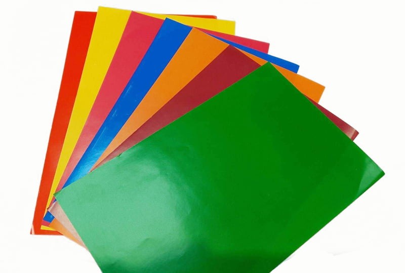 Giấy Màu Thủ Công Khổ Nhỏ 39X54 Cam