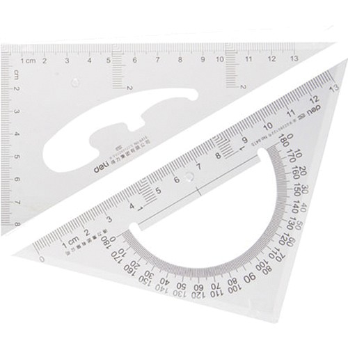 Bộ Thước Eke 15Cm Deli E6415