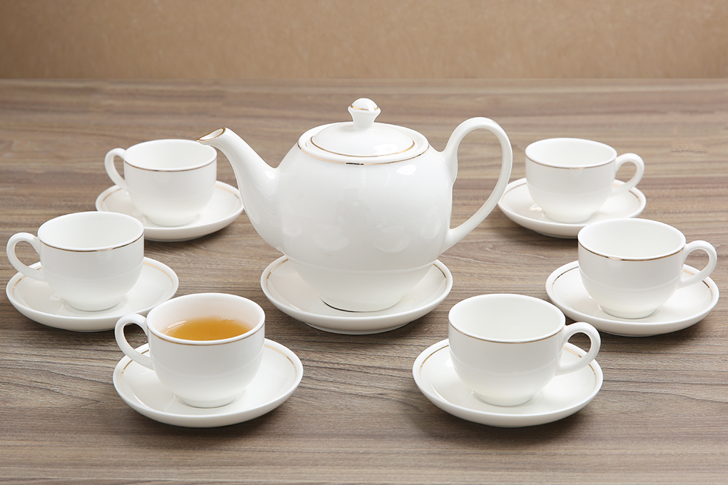 Bộ Ấm Trà Sứ Minh Châu
