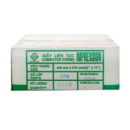 [48273] Giấy In Liên Tục 5 Liên 240x279 Không Chia